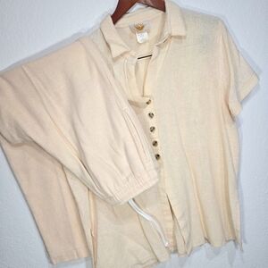 XBAAL Ornellas Large Medium Cotton Mexico Top & Pants Outfit